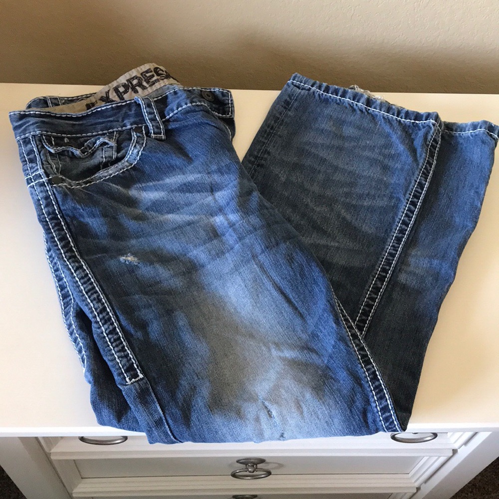 Gently used jeans from Express